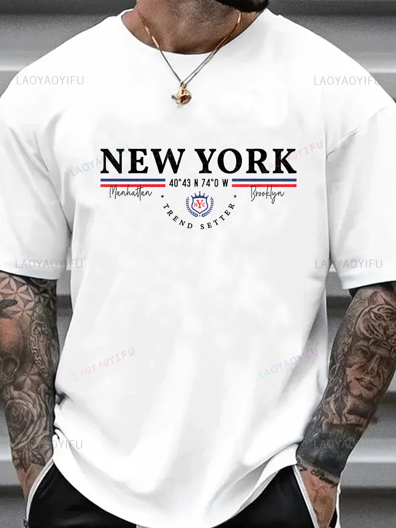 Vintage Fashion New York - New York Letter Graphic Tee Unisex