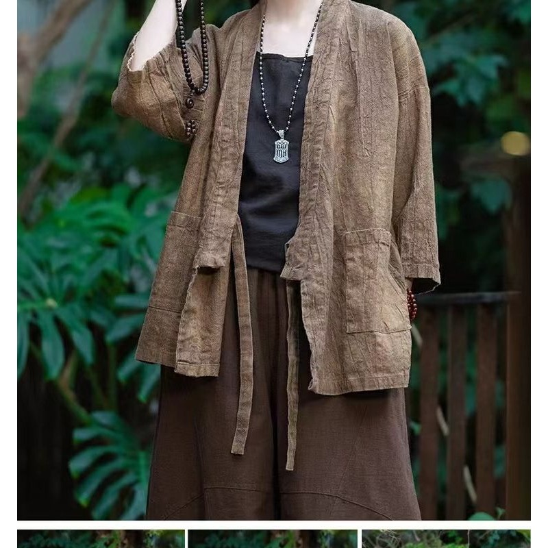 Vintage Fashion In Chinese - Women's Chinese Style Cotton Linen Top
