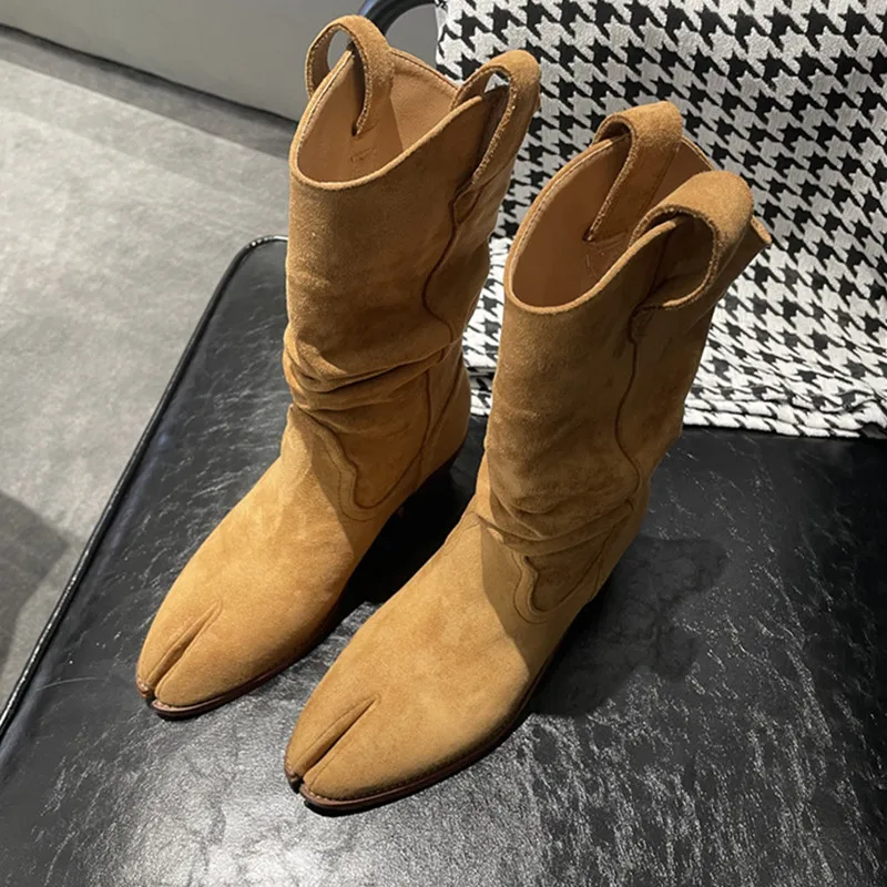 Vintage Fashion Boots - Fashion Vintage Boots Split Toes Korean
