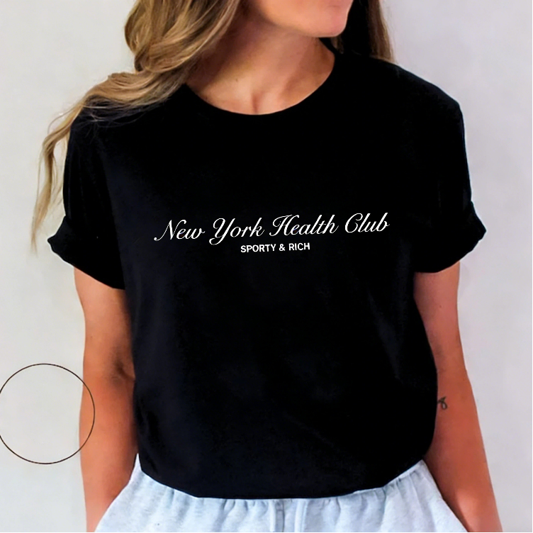 Vintage Fashion New York - New York Letters Printing Women T-shirt