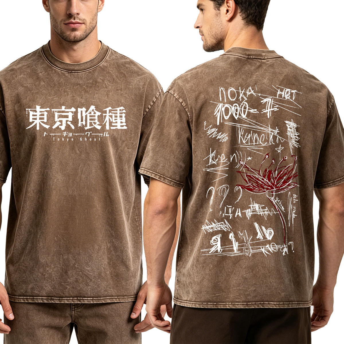 Vintage Ken Fashion - Vintage Washed Anime Tokyo Ghoul Ken