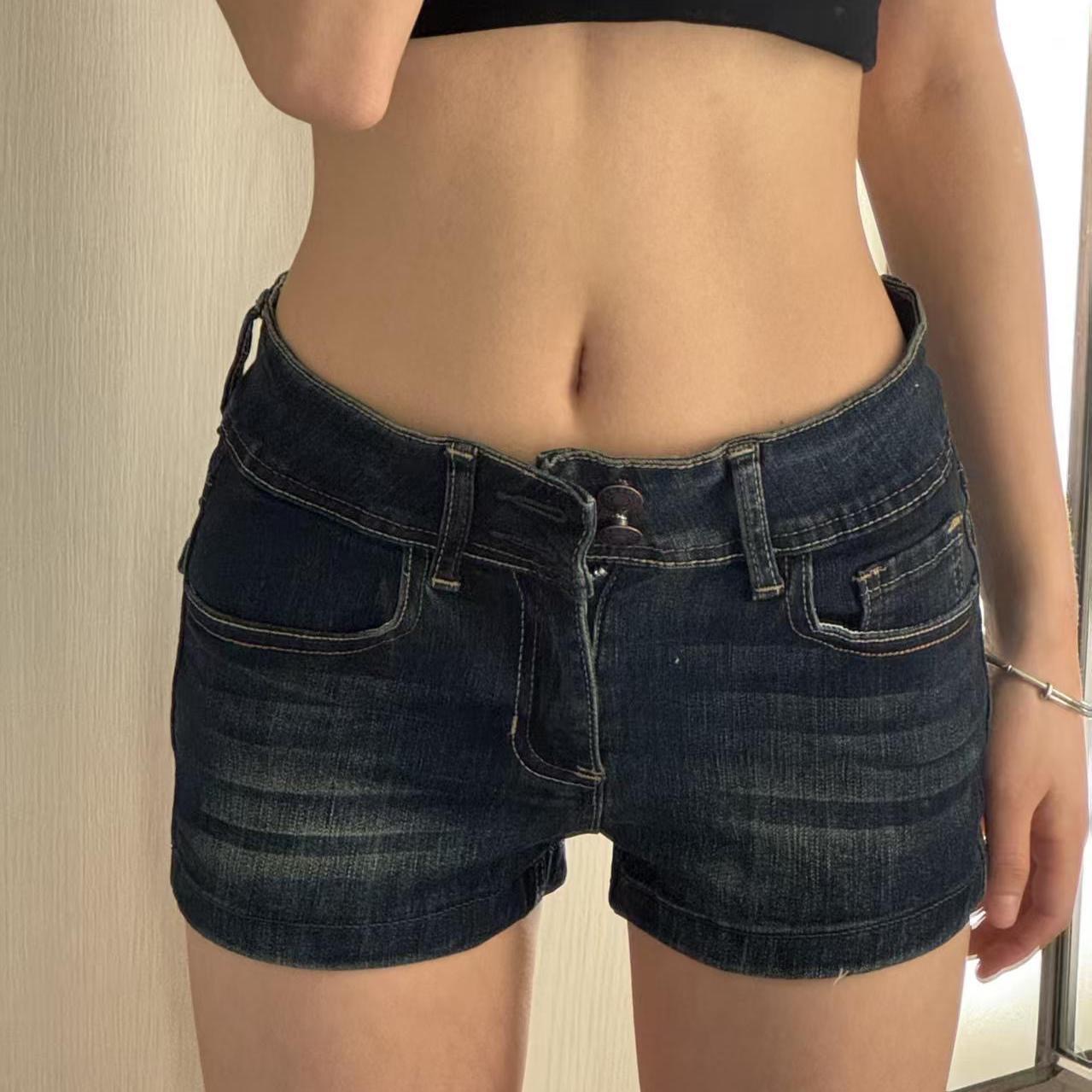 Vintage Fashion Jeans - Women Petite Low Waist Vintage Denim