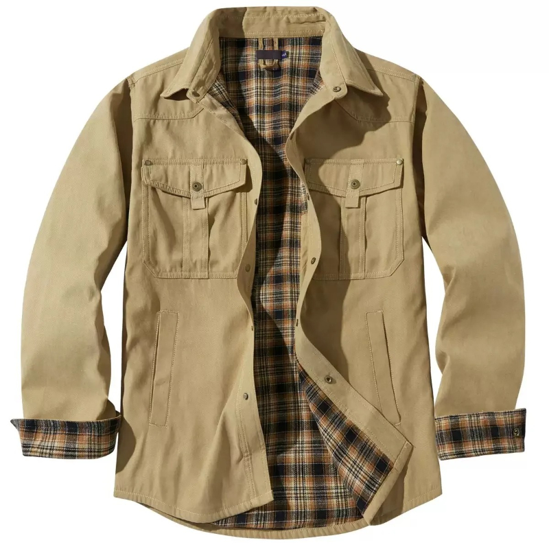 Workwear Jacket Men Autumn Spr - Vintage Fashion Trends 2025 recension och pris