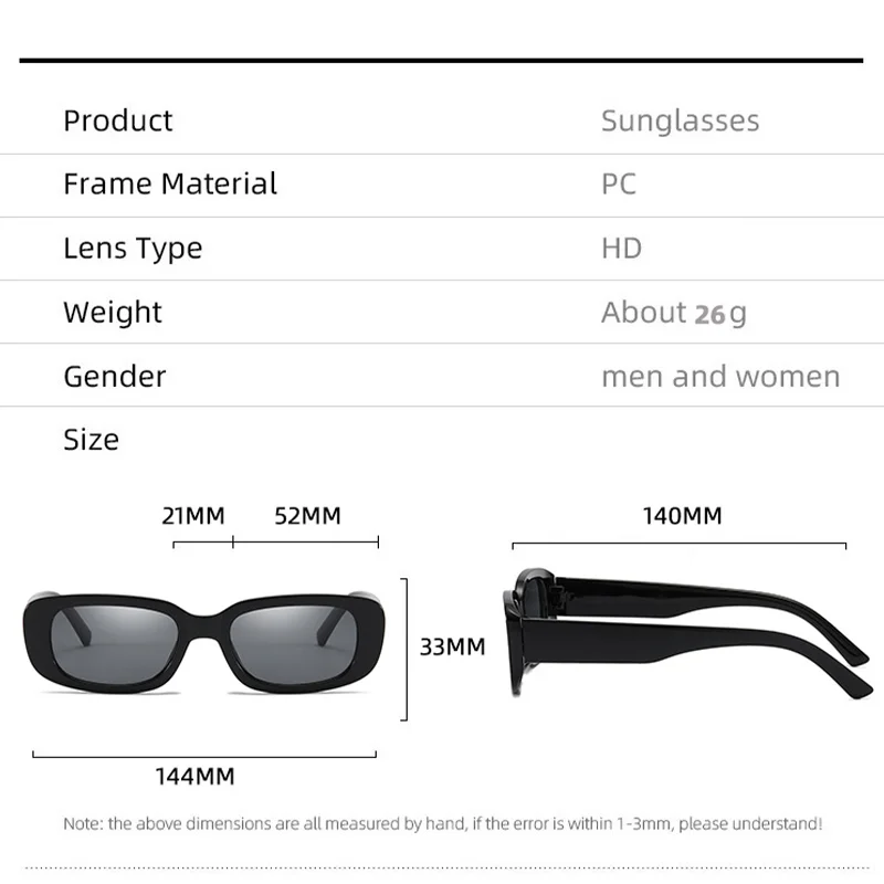 Vintage Small Square Sunglasse - Vintage Fashion Brands recension och pris