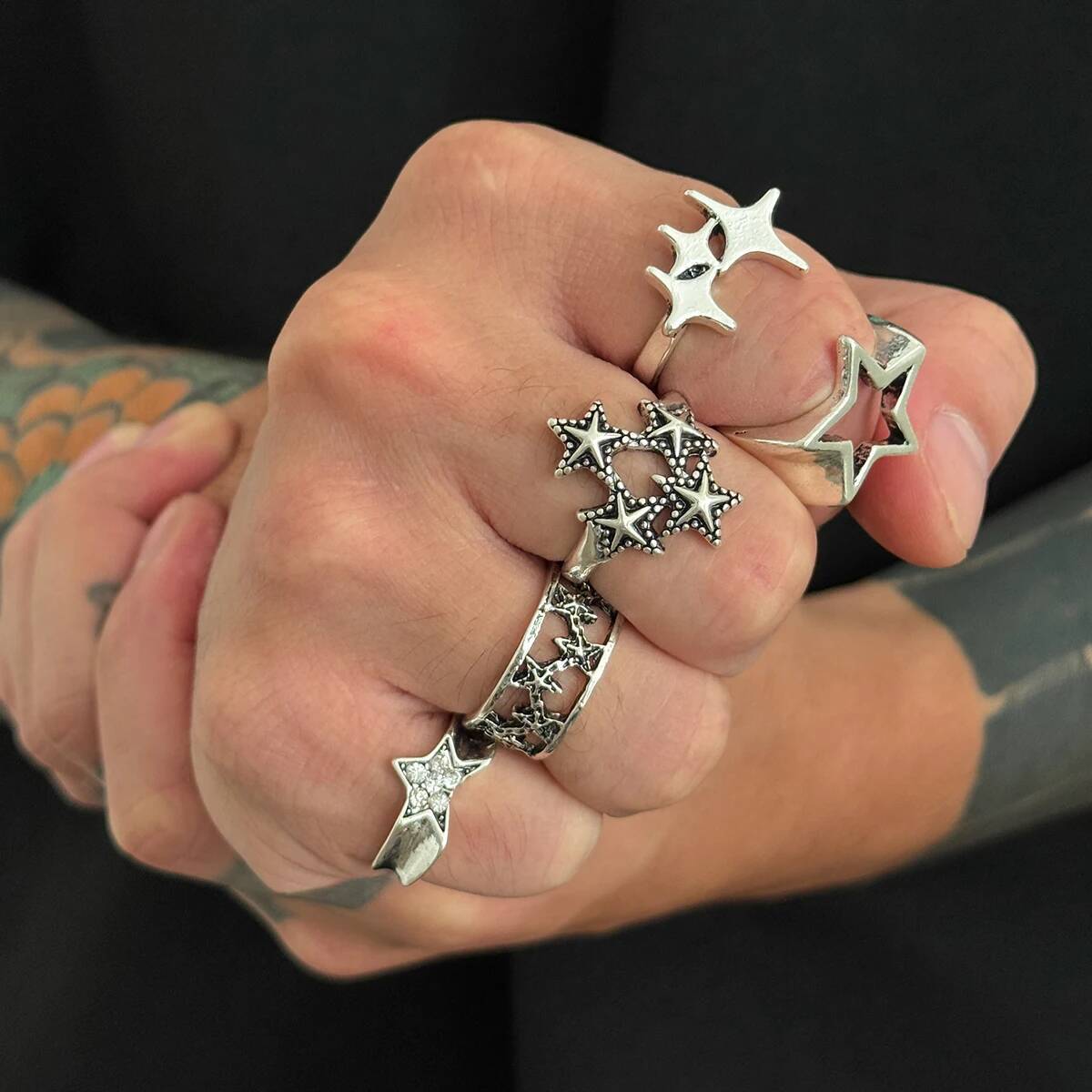 Salircon 5Pcs/set Goth Ancient - Vintage Fashion Trends 2025 recension och pris