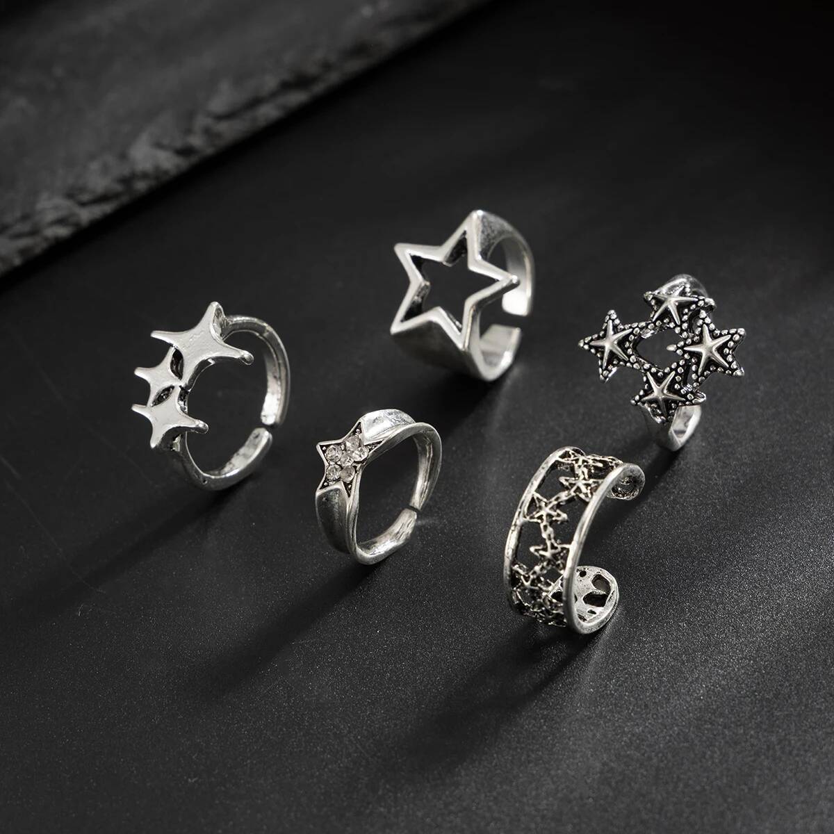 Salircon 5Pcs/set Goth Ancient - Vintage Fashion Trends 2025 recension och pris
