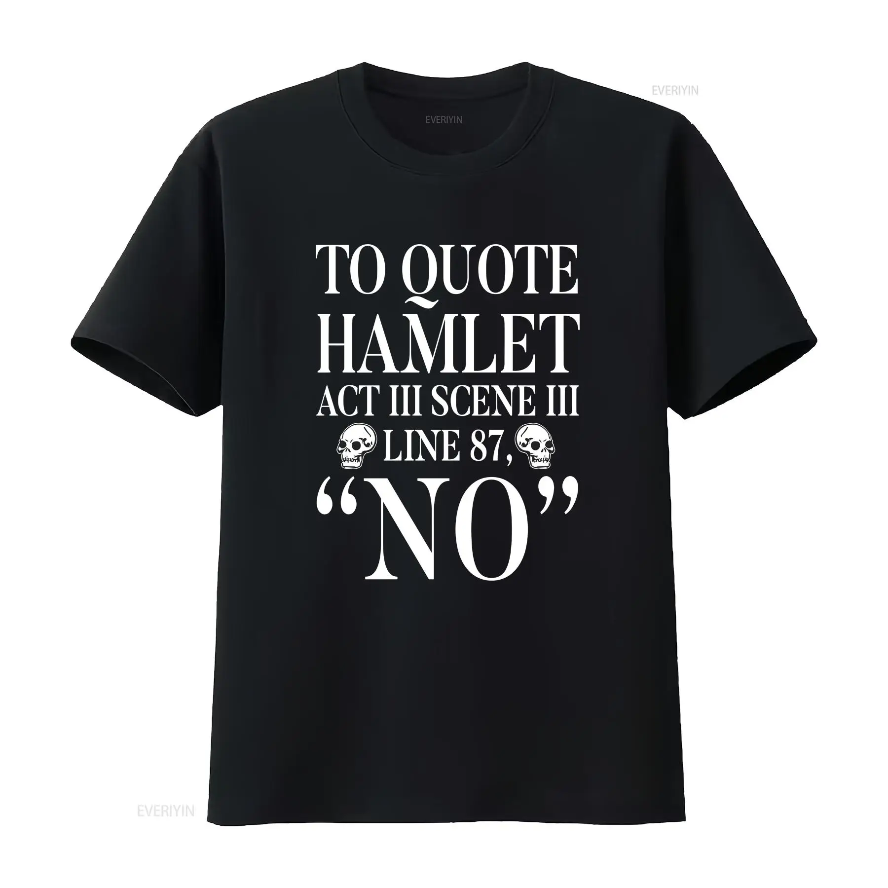 To Quote Hamlet T Shirt Shakes - Vintage Fashion Quotes recension och pris