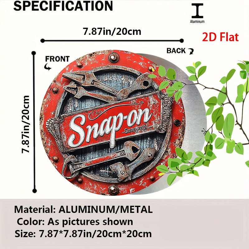 2D Flat 1pc Vintage Metal Sign - Vintage Fashion Posters recension och pris