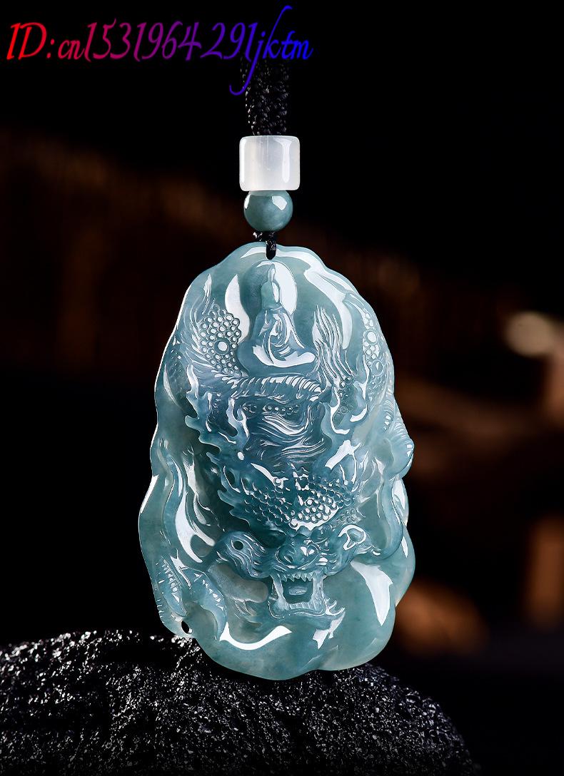 Natural Burmese Jadeite Dragon - Vintage Fashion Designer recension och pris
