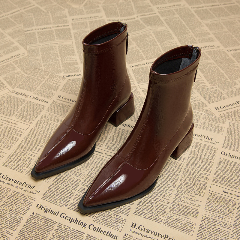 Spring Autumn Vintage Slimming - Vintage Fashion Boots recension och pris