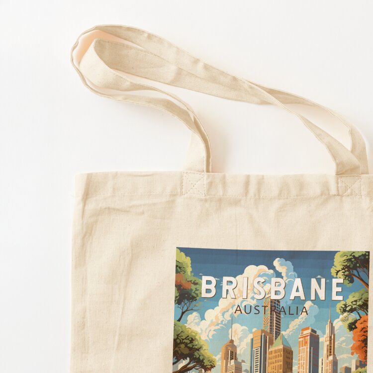 Brisbane Australia Travel Art  - Vintage Fashion Brisbane recension och pris
