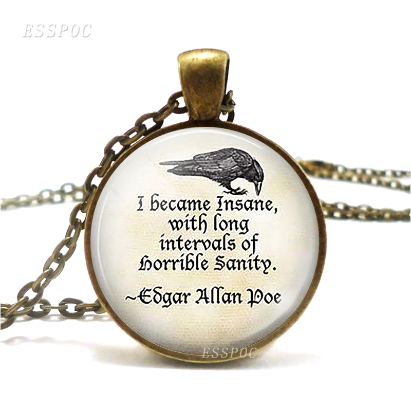 Glass Quotes Necklace 