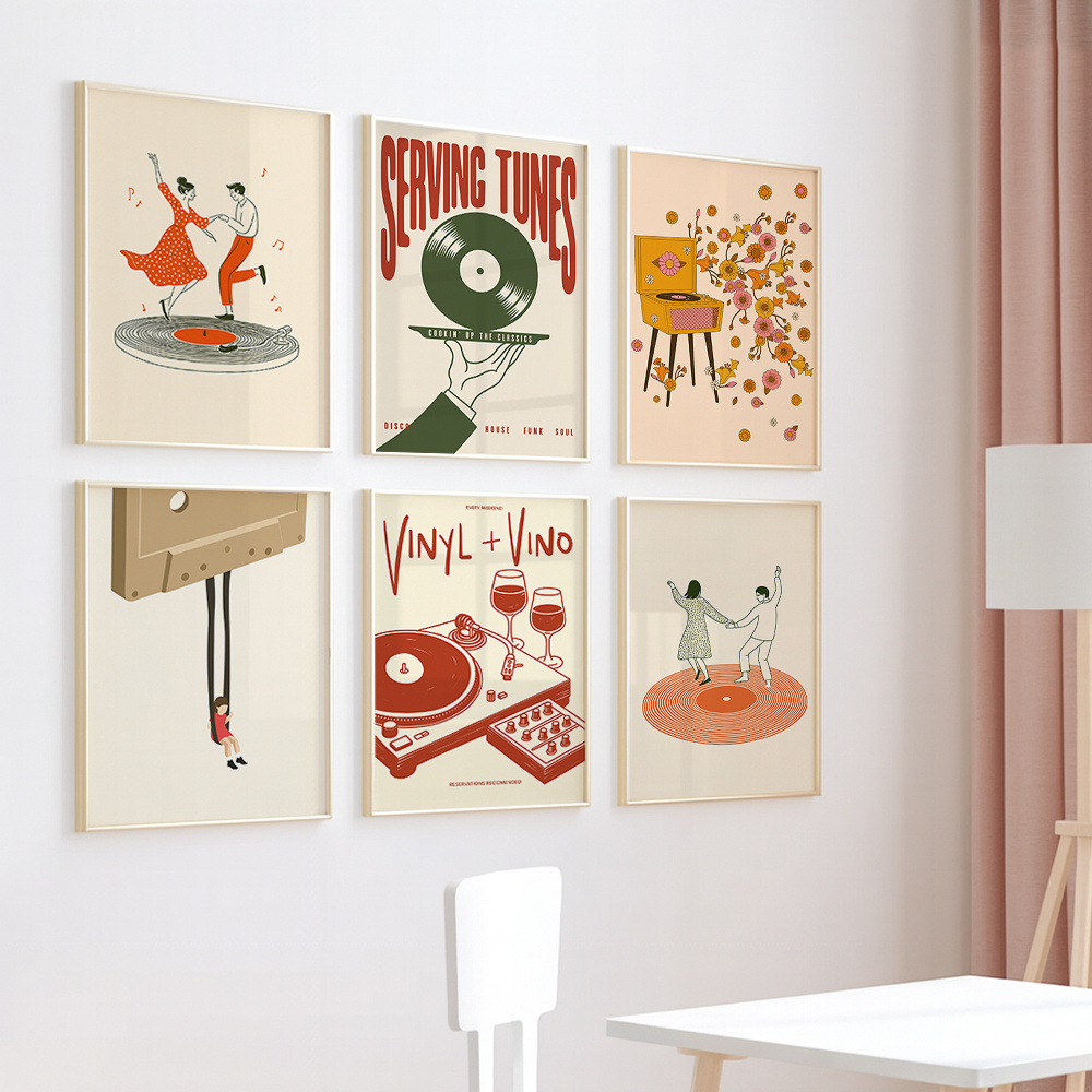 1pc Vintage Music Canvas Poste - Vintage Fashion Posters recension och pris