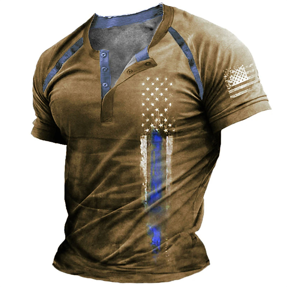 Funny 3D American Flag Print M - Vintage Urban Fashion recension och pris