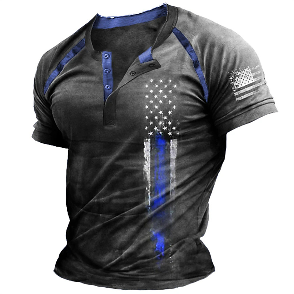 Funny 3D American Flag Print M - Vintage Urban Fashion recension och pris