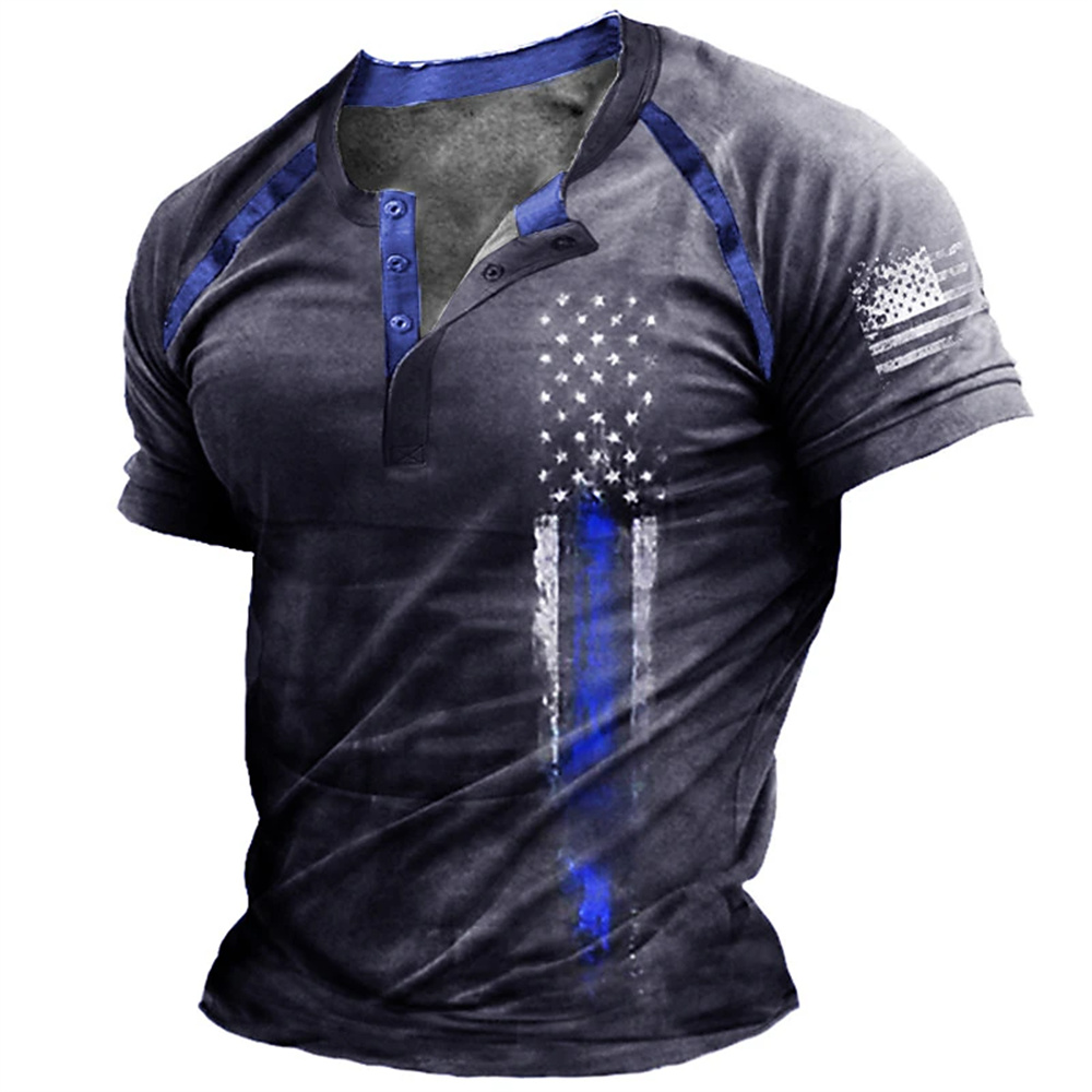 Funny 3D American Flag Print M - Vintage Urban Fashion recension och pris