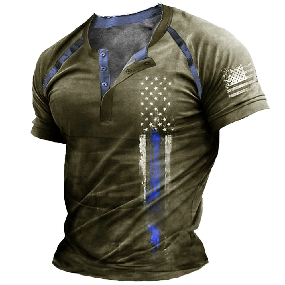 Funny 3D American Flag Print M - Vintage Urban Fashion recension och pris
