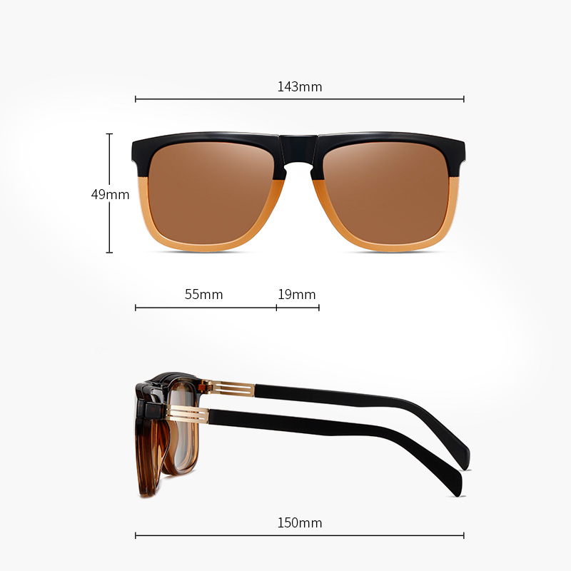 Sun Glasses Clip On Polarized  - Vintage Fashion Brands recension och pris