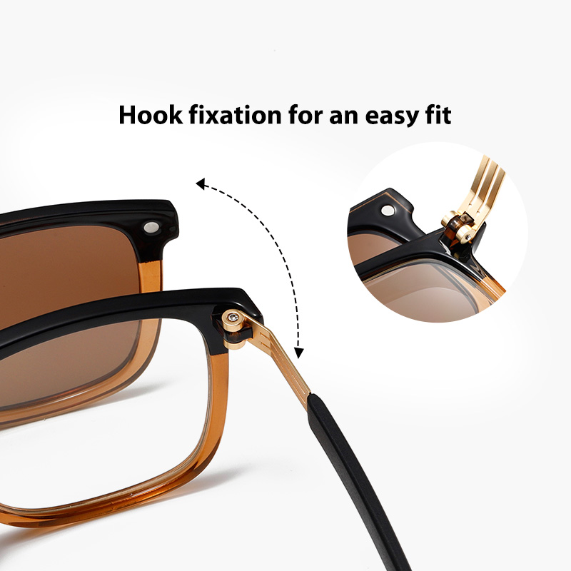 Sun Glasses Clip On Polarized  - Vintage Fashion Brands recension och pris
