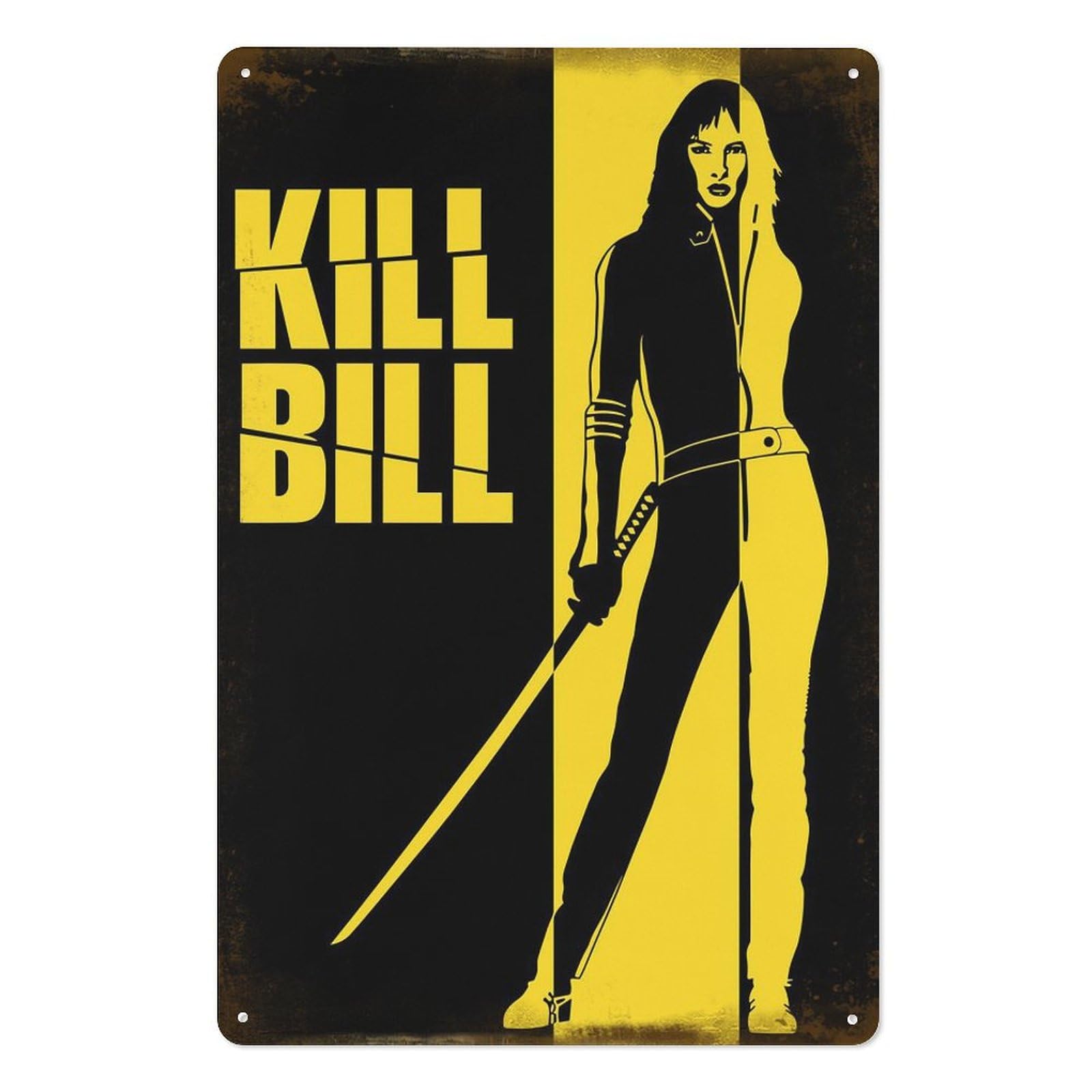 Kill Bill Movies Metal Tin Sig - Vintage Fashion Posters recension och pris