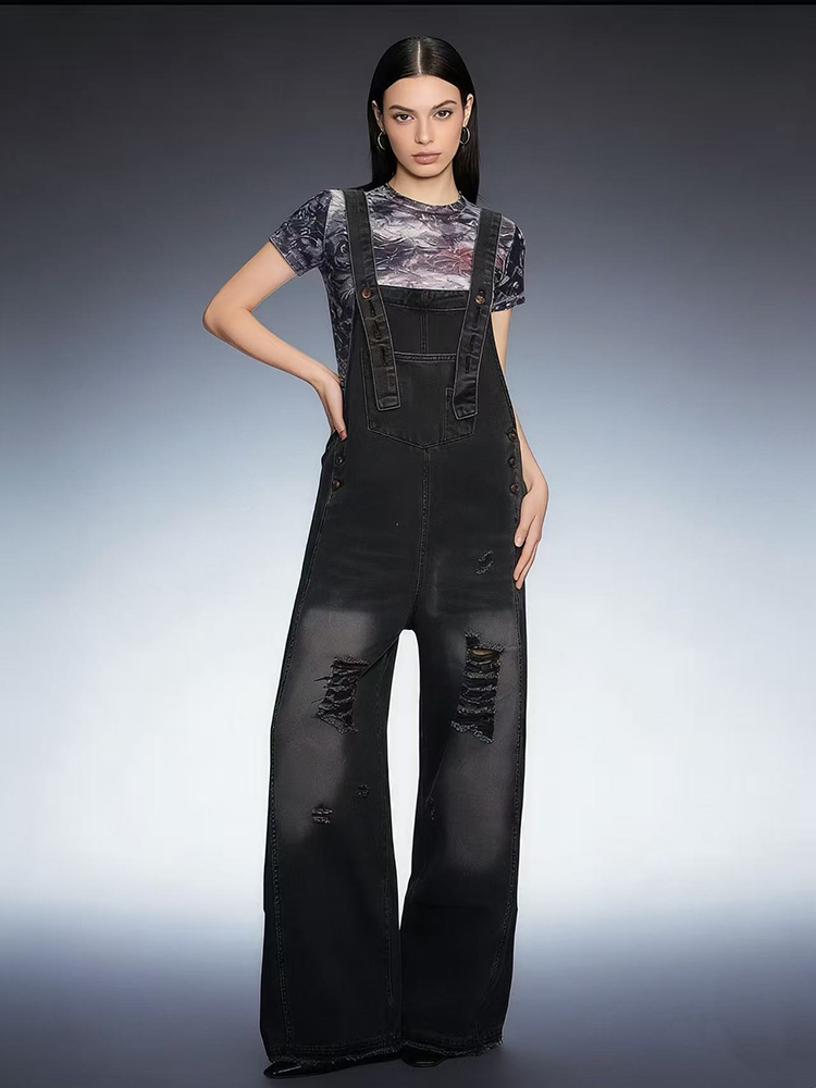 Fashion Retro Ripped Hole Deni - Vintage Fashion Jeans recension och pris