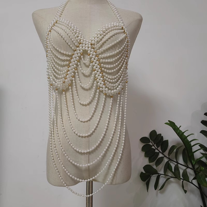 Women's Spring Summer Pearl Kn - Vintage Fashion In Chinese recension och pris