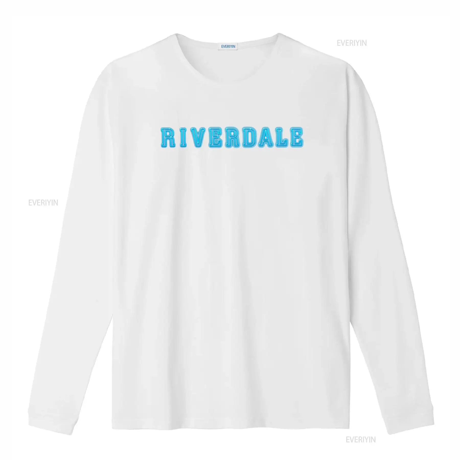 Riverdale Logo Neon Blue Print - Vintage Fashion Logo recension och pris