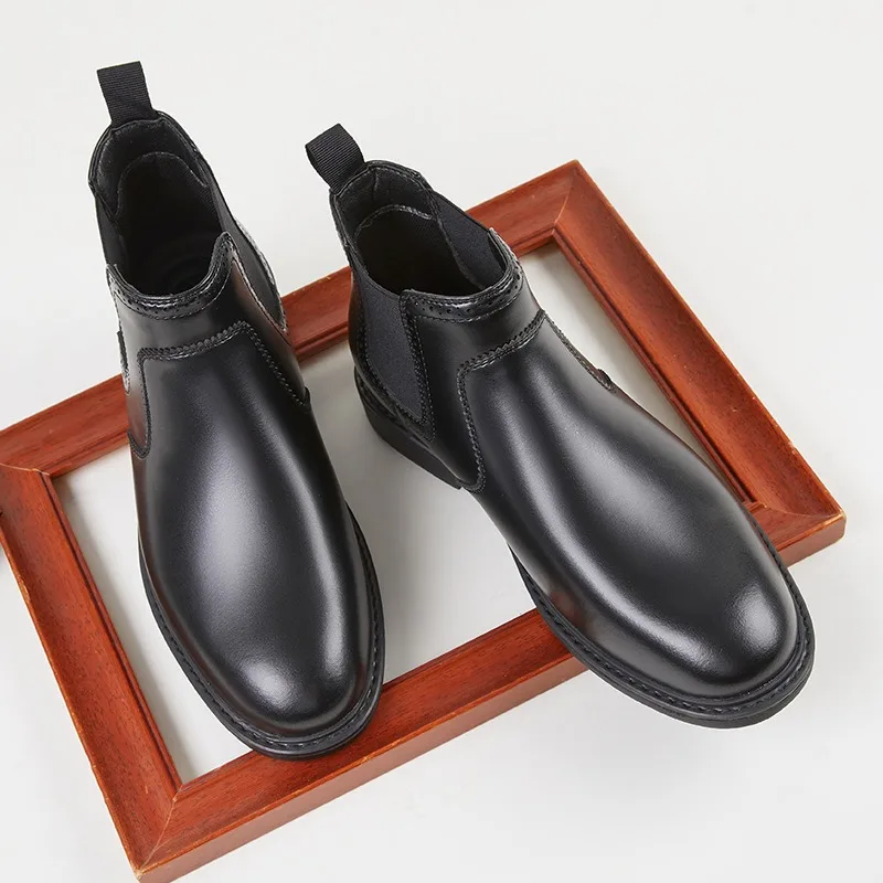 Vintage Mens Leather Oxford Bo - Vintage Fashion Boots recension och pris