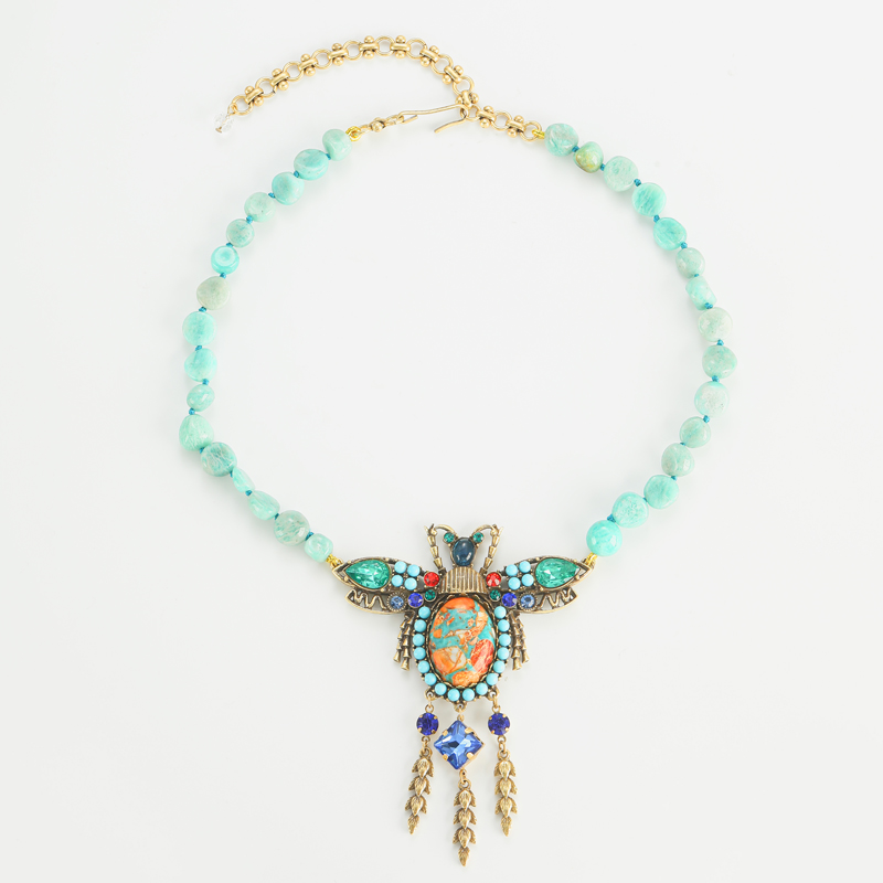 Natural Stone Chain Pendants A - Vintage Fashion Trends 2025 recension och pris