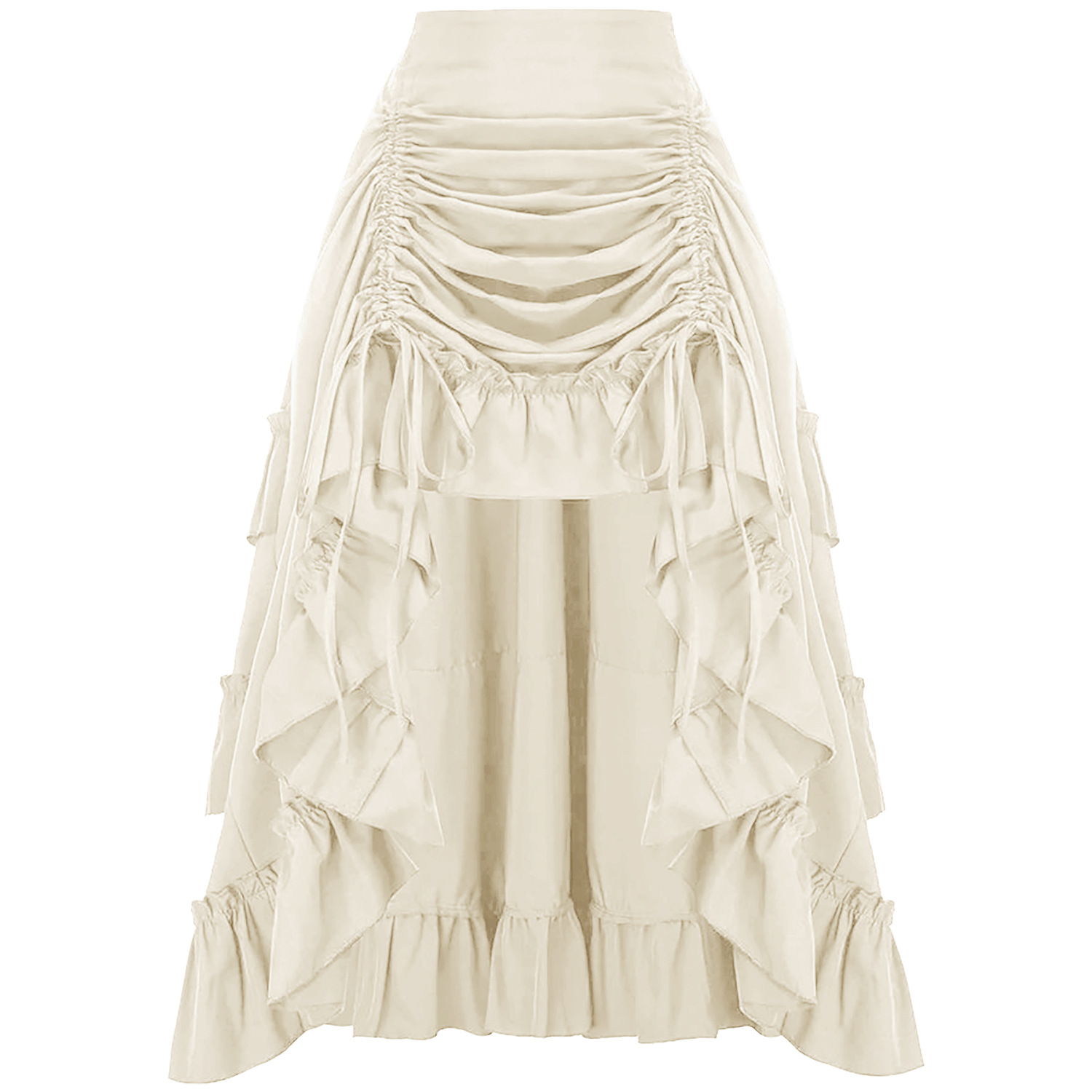 Ruffled High Waisted Long Vict - Vintage Urban Fashion recension och pris