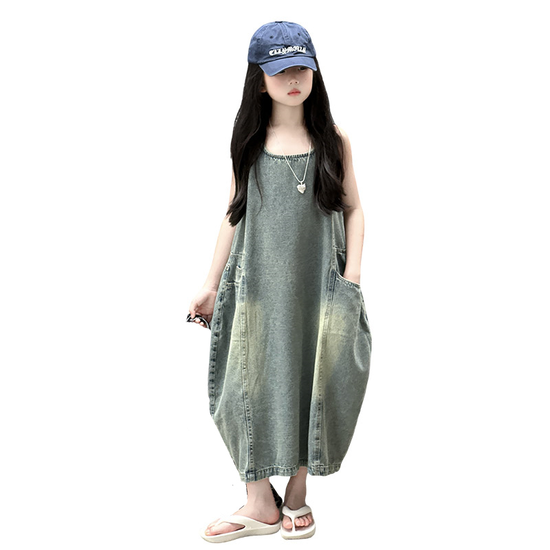 Vintage Blue Children Girls Hi - Vintage Fashion Jeans recension och pris