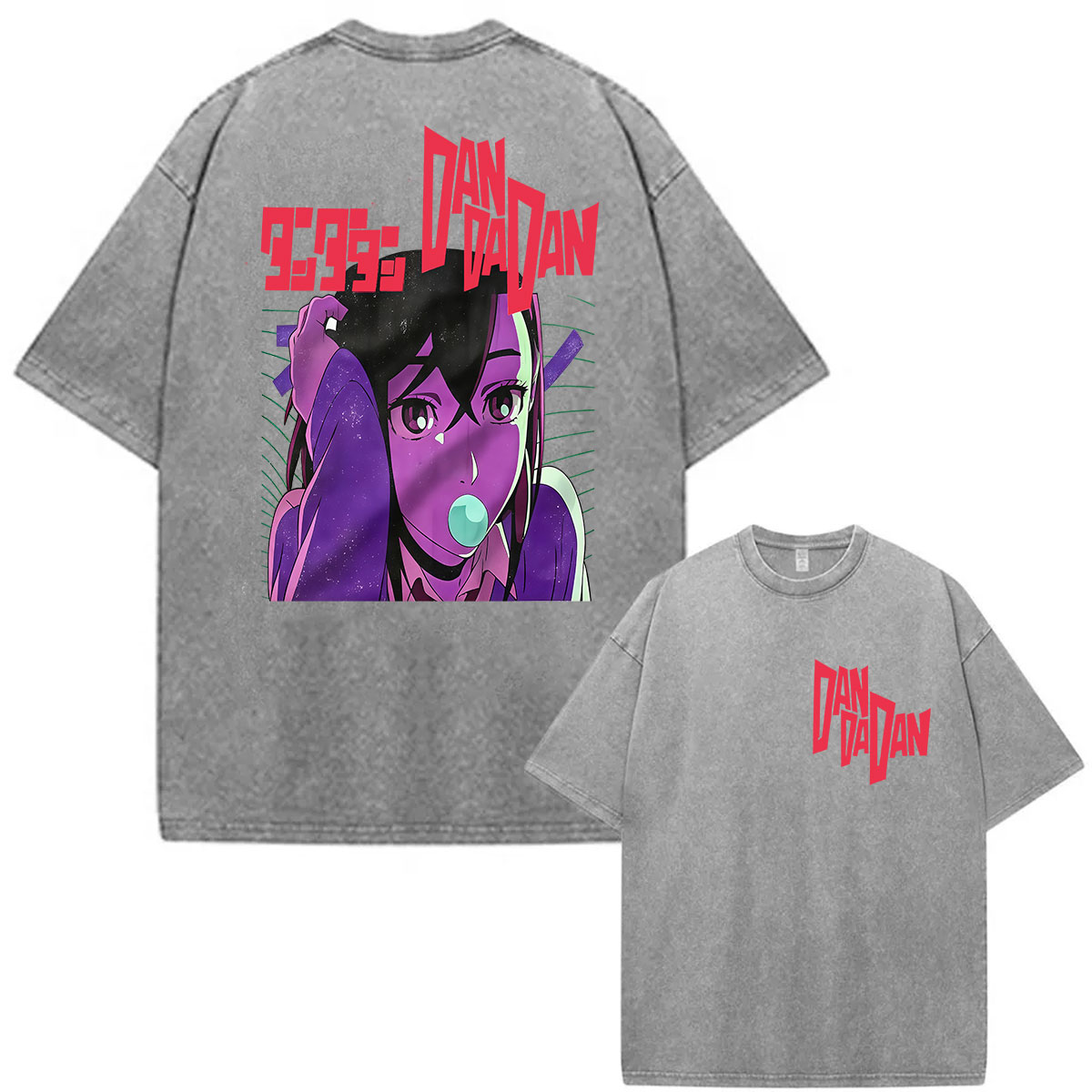 Vintage Washed Anime Dandadan  - Vintage Ken Fashion recension och pris