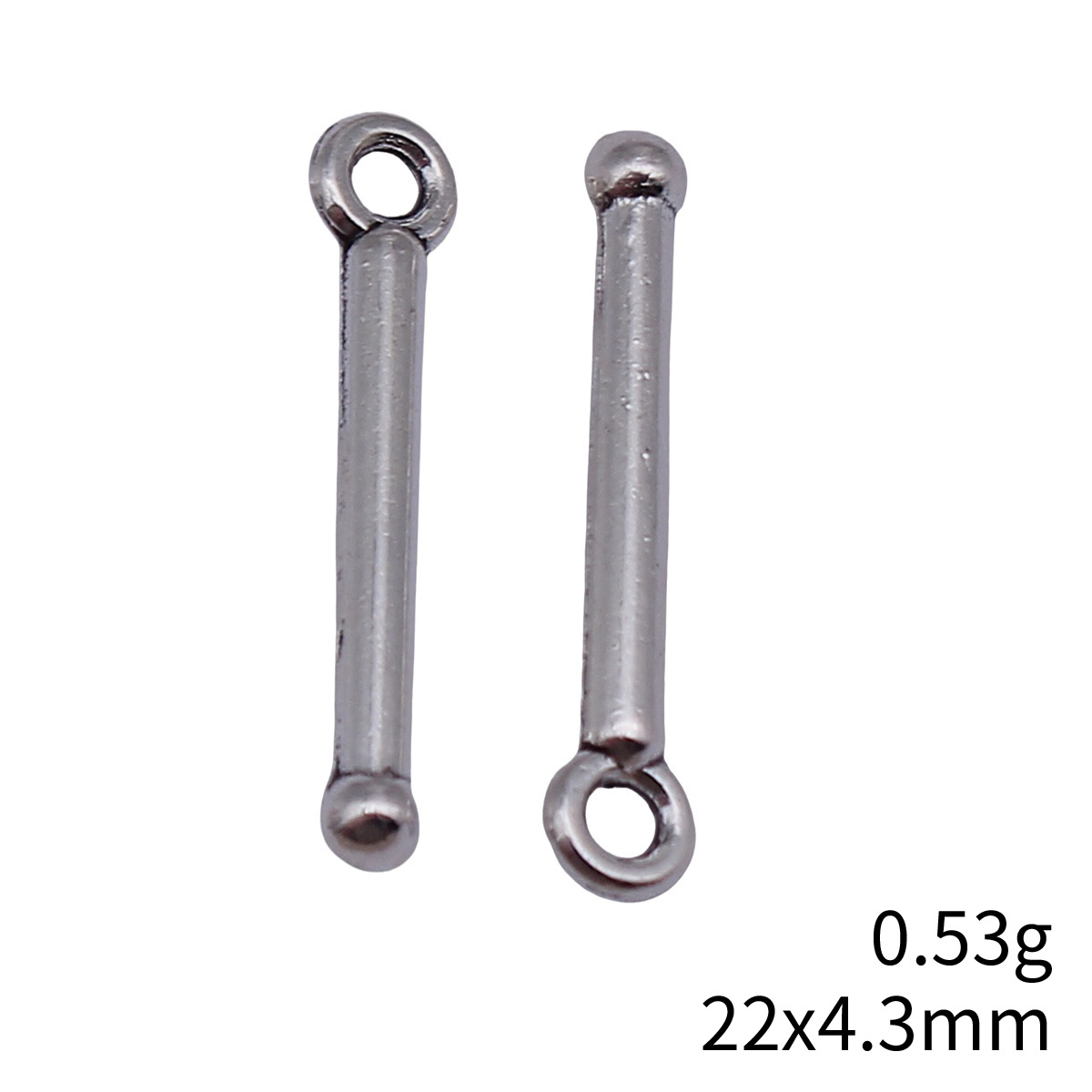 80pcs 22x4.3mm(0.87x0.17inch)  - Vintage Urban Fashion recension och pris