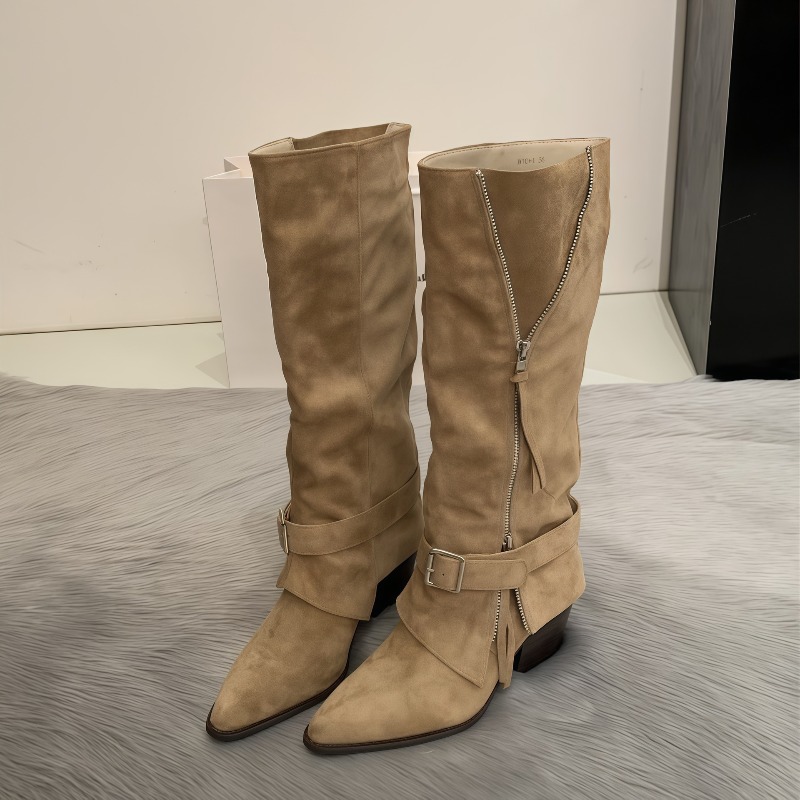 Women's Boots Vintage Suede Le - Vintage Fashion Boots recension och pris