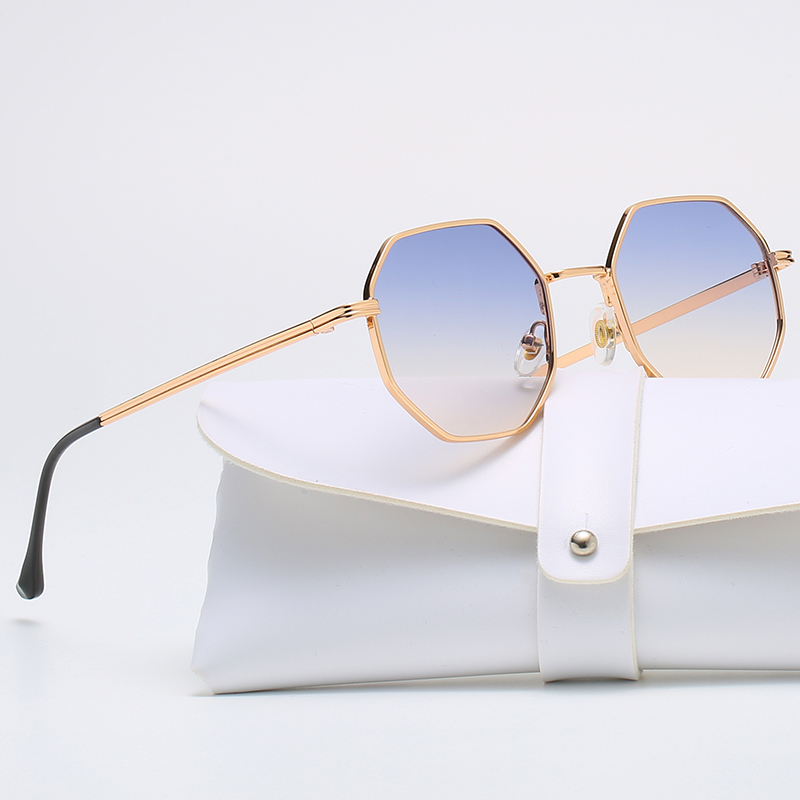 Square Polygon Metal Sunglasse - Vintage Fashion Brands recension och pris